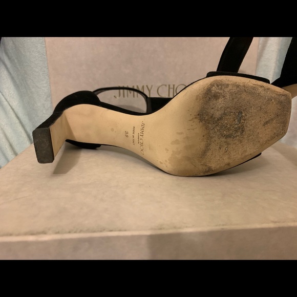 Jimmy Choo Suede Bethel Heel - Picture 4 of 7